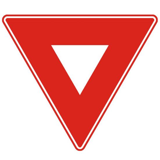 Indicator de prioritate B1 cedeaza trecerea 700 mm