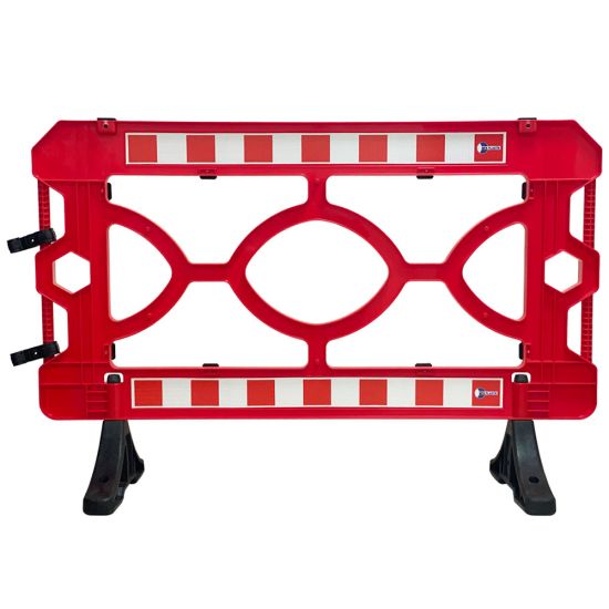 Gard mobil pentru lucrari de 1500x1000 mm rosu