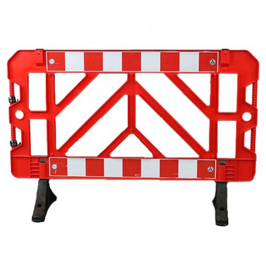 Bariera modulara rosie pentru semnalizare lucrari 1500x1000 mm