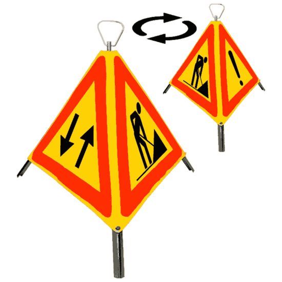 Indicator pliabil cu 3 fete A27 U10 U11 si folie clasa 1