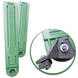 Baliza antiorbire cu sistem de prindere pentru parapeti metalici