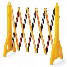 Bariera portabila si extensibila galbena de 2,5 metri