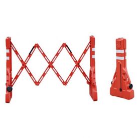 Bariera rosie extensibila de 2.3 metri din plastic