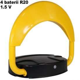 Blocator automat pentru loc de parcare model BPA-02 cu telecomanda si 4 baterii R20 x 1.5 V