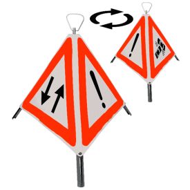 Indicator pliabil cu 3 fete A31 A32 A33 si folie clasa 1